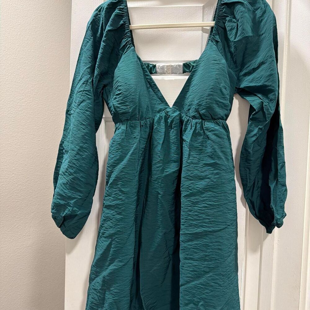 Abercrombie-fitch Women's Green and Blue Dress